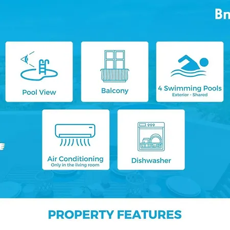 Apartamento Family Holidays With Pool View